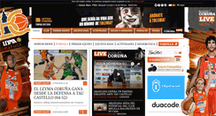 Desktop Screenshot of basquetcoruna.com
