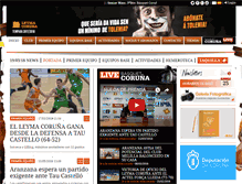 Tablet Screenshot of basquetcoruna.com